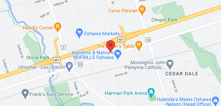 map of 140 BLOOR ST E